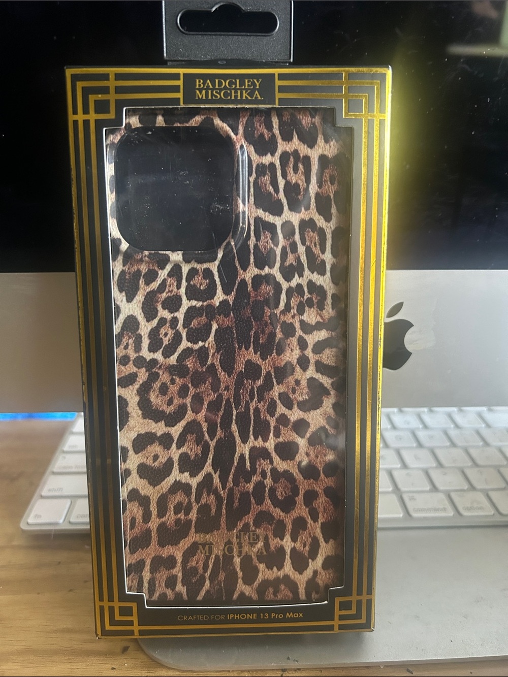 Leopard Print Phone Case - Brown iPhone 13 Pro Max - Picture 3 of 3